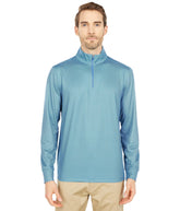 Southern Tide Men's  Bass 1/4 Zip Long Sleeve Pullover Dark Blue Large